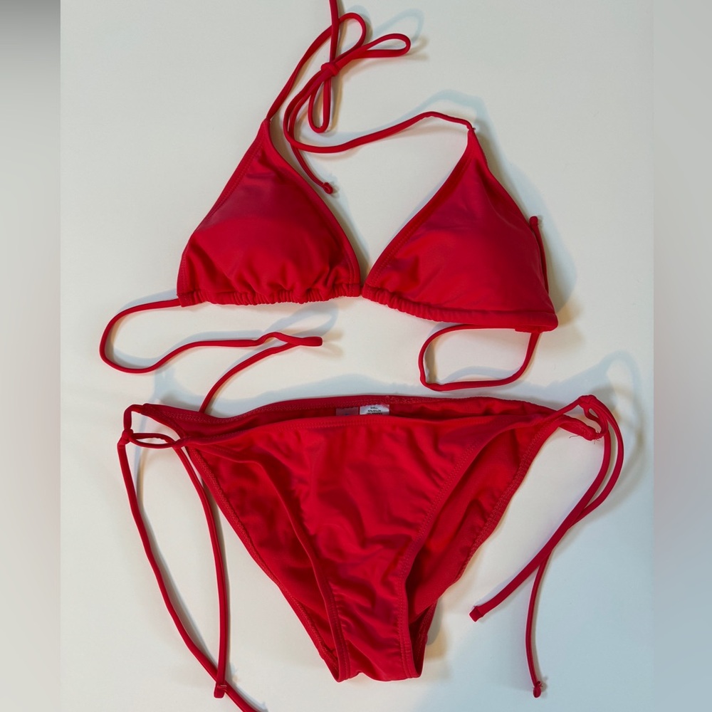 New Red Bikini Set
